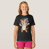 K-pop Music Tiger Dancing T-Shirt (Vorne ganz)