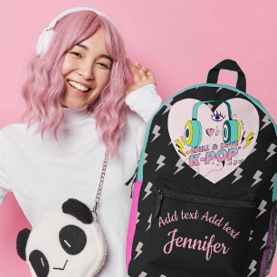 K-Pop-Musikstar Koreanisches Thema Geburtstagsgesc Bedruckter Rucksack