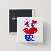 k Pop nahm mir das Herz Button (Vorne & Hinten)