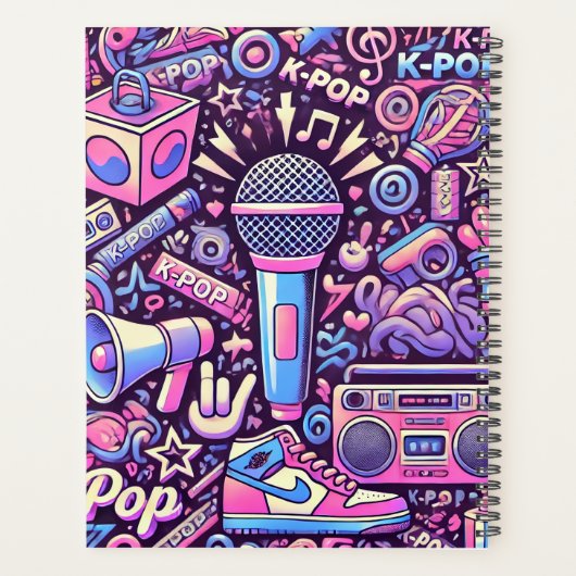 K-Pop-Notebook Planer (Rückseite)