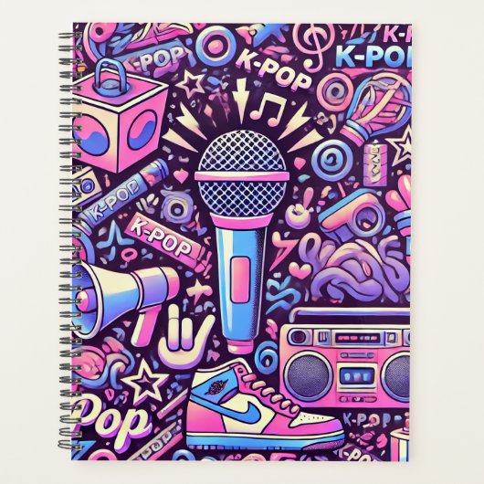K-Pop-Notebook Planer (Vorderseite)