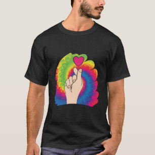 K Pop Oppa Koreanische Pop-Musik Finger Er liebt d T-Shirt