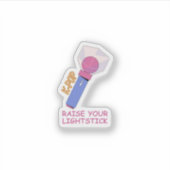 K-POP Raise your lightstick Aufkleber (Vorderseite)