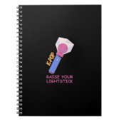 K-POP Raise your lightstick Notizblock (Vorderseite)