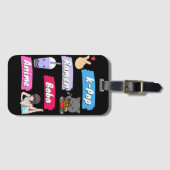 K-Pop, Ramen, Boba und Anime Pop Culture Fan Gepäckanhänger (Vorderseite (Horizontal))