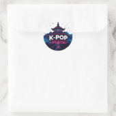 K-POP RUNDER AUFKLEBER (Tasche)