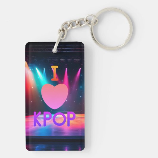 K-Pop Schlüsselanhänger (Rückseite)