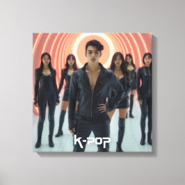 K-POP - SEOUL - ASIEN LEINWANDDRUCK