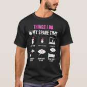 K-Pop Shirt Things I Do In My Spare Time Hand Hear (Vorderseite)