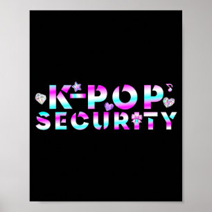 K-Pop-Sicherheits-Mama-Papa-Kinder-lustiger-Geburt Poster