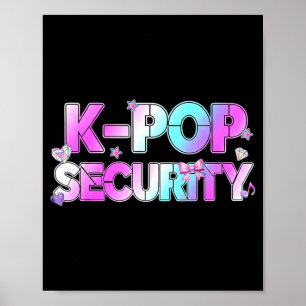 K-Pop Sicherheits-Mama-Vater-Kinder Lustiges Gebur Poster