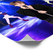 K-Pop Singer auf Bühne XoXo Liebe K-Pop Music Cust Poster (Ecke)