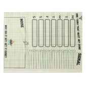 K Pop Star Stationary Notizblock (Vorderseite)