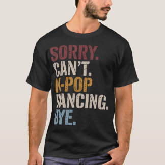 K-Pop-Tanz Koreanische Popmusik Tanzen Südkorea K T-Shirt