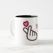 K-Pop-Tasse Zweifarbige Tasse (Vorderseite Links)