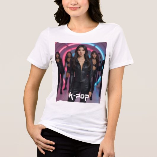 K-POP Tri-Blend SHIRT (Vorderseite)