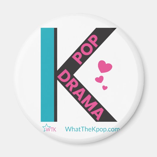 K-Pop- und K-Drama-Sonderdesign Magnet (Vorne)