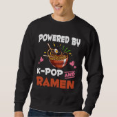 K-Pop und Ramen süchtig Kawaii Noodles Kpop Sweatshirt (Vorderseite)