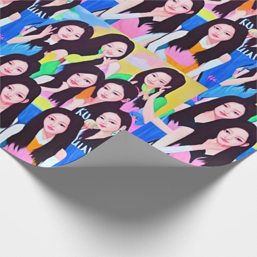K Pop Wrapping Paper Geschenkpapier (Ecke)