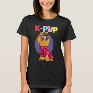 K PUP Hund Koreanischer K9 Pupstar für K Pop & Dog T-Shirt
