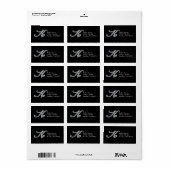 K-Script-Label "Diamant Bling" Adressaufkleber (Vorne)