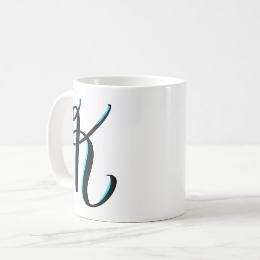 "K-" Tasse (Vorderseite Links)