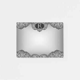 K - The Falck Alphabet (Silvery) Post-it Klebezettel