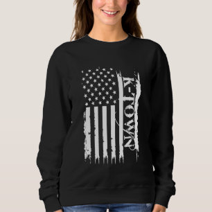 K-Town United Staaten beklagt US-Flagge Sweatshirt