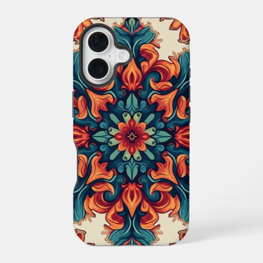 K-traditionelles Design-Handyhülle iPhone 16 Hülle (Rückseite)