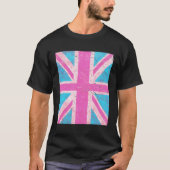K Union Jack Uk Flag T-Shirt (Vorderseite)