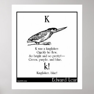 K war ein Königsfischer Poster