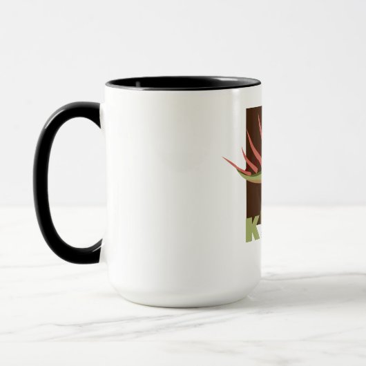 K wie Kentrosaurus-Tasse Tasse (Links)