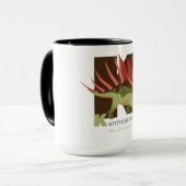 K wie Kentrosaurus-Tasse Tasse (Vorderseite Links)
