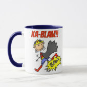 Ka Blam Mädchen-Held Tasse (Links)