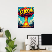 KA-BOOM! Pop Art Explosion Poster (Heimbüro)