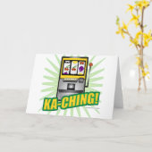 Ka-Ching Big Money! Karte (Gelbe Blume)