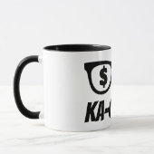 Ka-ching Dollarzeichen in den Augen Kaffeetasse (Links)