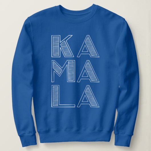KA MA LA Stacks Text Harris für Präsident 2024 Sweatshirt (Design vorne)