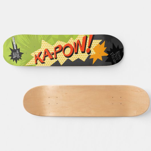 KA-POW! Brett Skateboard (Horizontal)