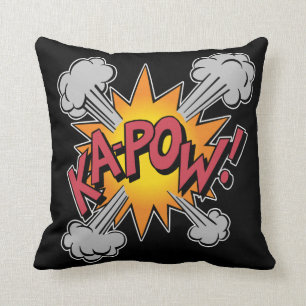KA-POW! Comic-Book-Grafik Kissen