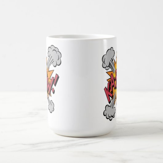 KA-POW! Comic Book Graphic Kaffeetasse (Mittel)
