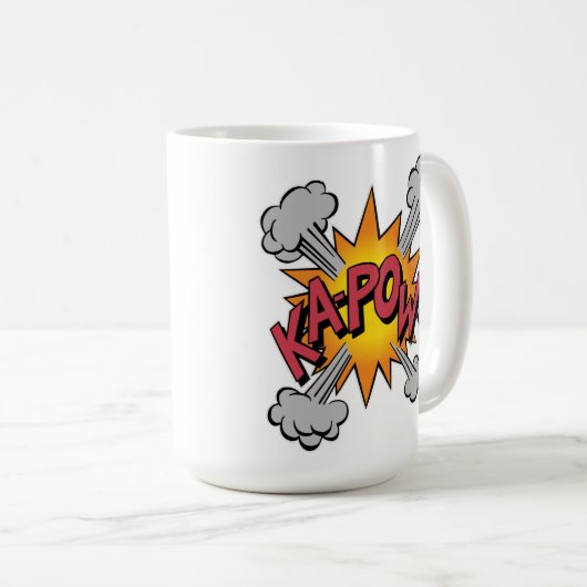 KA-POW! Comic Book Graphic Kaffeetasse (VorderseiteRechts)