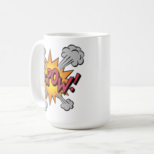 KA-POW! Comic Book Graphic Kaffeetasse (Vorderseite Links)