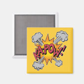 KA-POW! Comic Book Graphic Magnet (Vorderseite/Rückseite)
