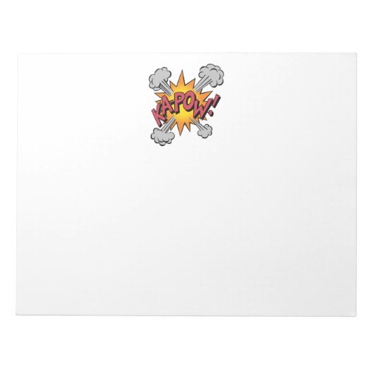 KA-POW! Comic Book Graphic Notizblock (Vorderseite)