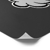 KA-POW! Comic Book Graphic Poster (Ecke)