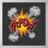 KA-POW! Comic Book Graphic Poster (Vorne)