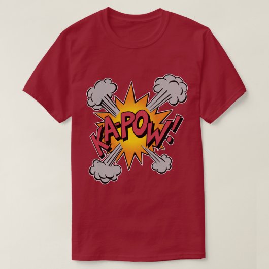 KA-POW! Comic Book Graphic T-Shirt (Design vorne)