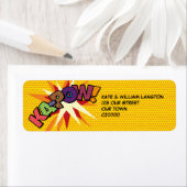KA-POW Fun Retro Comic Buch Pop Art Adresse (Insitu)