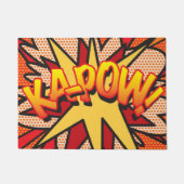 KA-POW Fun Retro Comic Pop Kunst, Dichtung und Mus Fußmatte (Vorderseite)